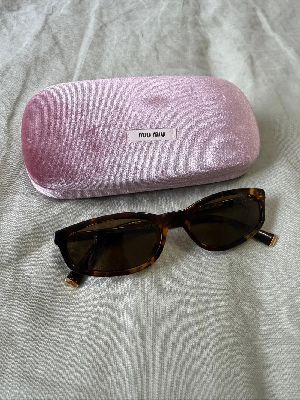 Miu Miu Regard Tortoiseshell Sunglasses